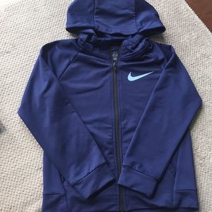 Nike drifit zip up hoodie